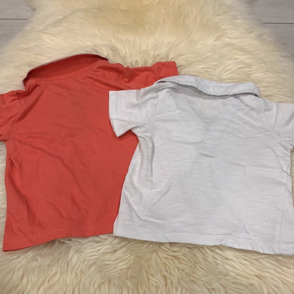 Tommy Hilfiger & First Impressions White/Pink 3 Button Polo Shirts size 12-18M - Picture 9 of 9